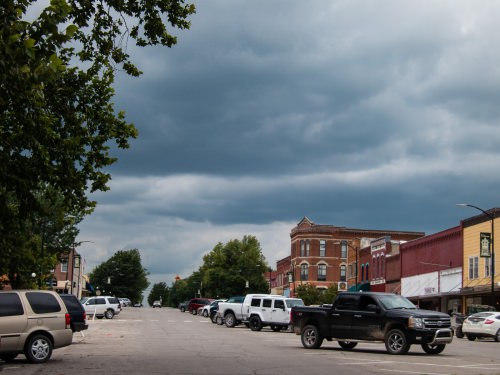 Prairie Spirit Trail, Downtown Garnett