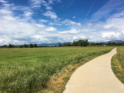 View from Louisville CO Bike Trails